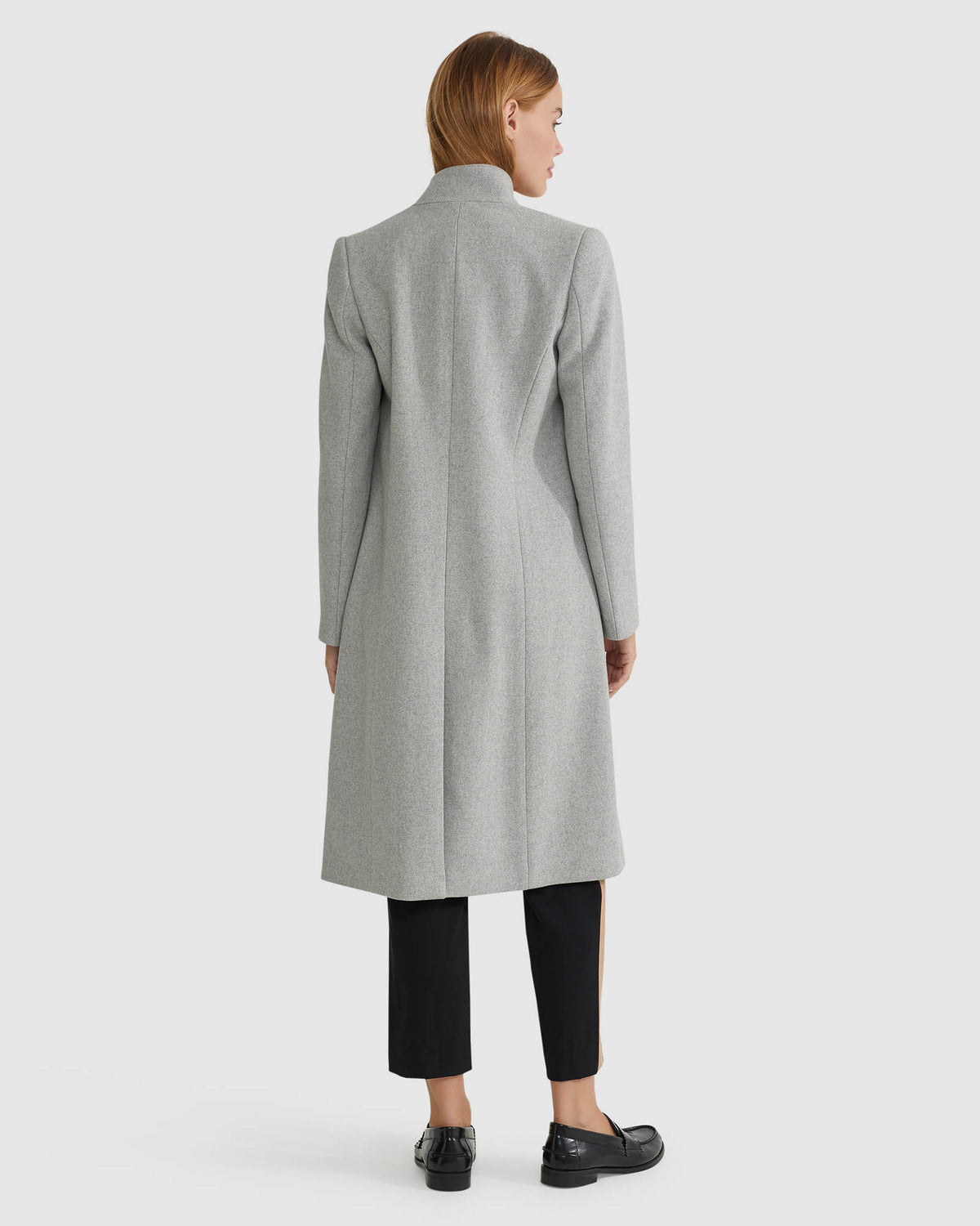 Olive wool coat outlet womens