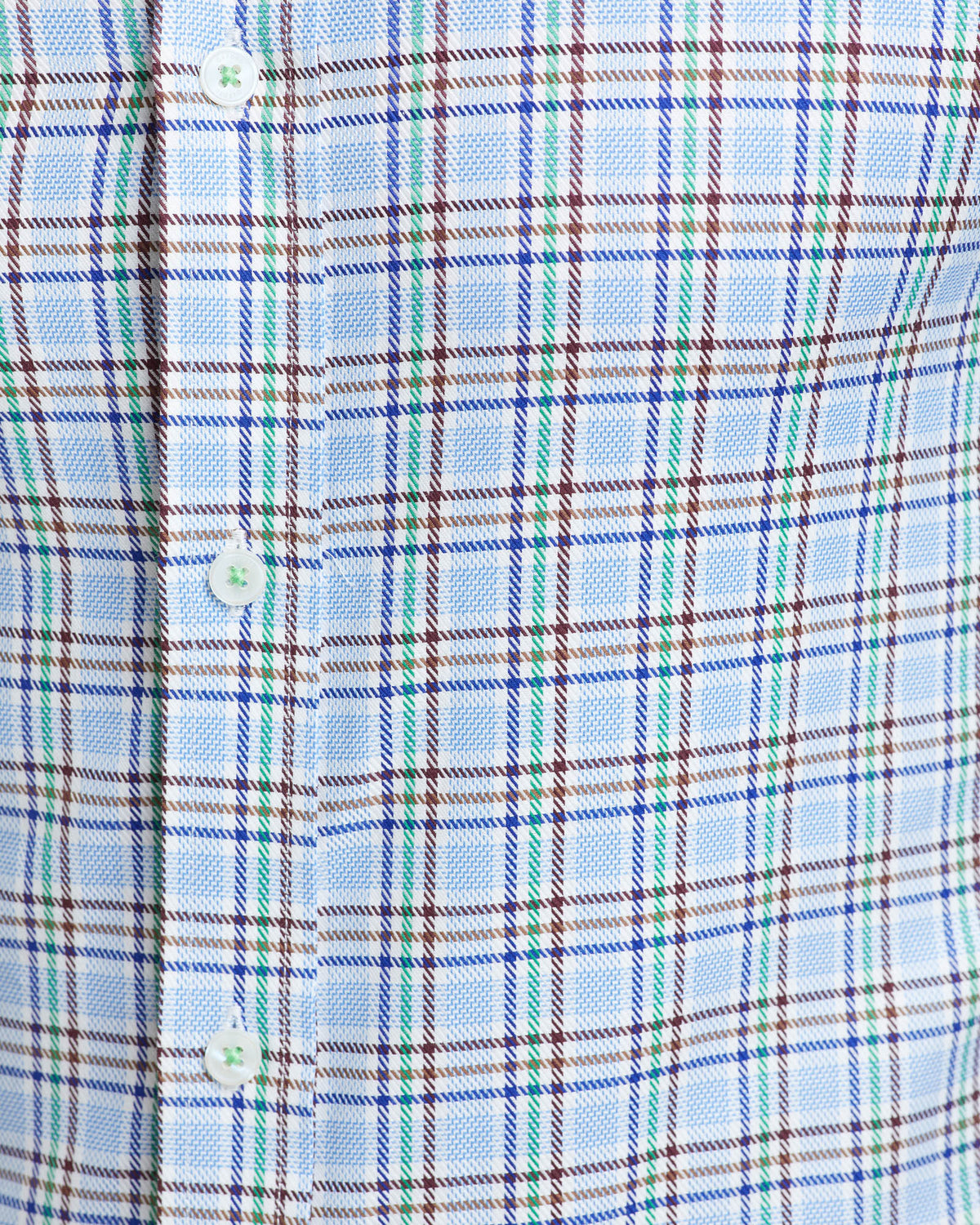 BECKTON CHECKED LUXURY SHIRT BLUE/GREEN