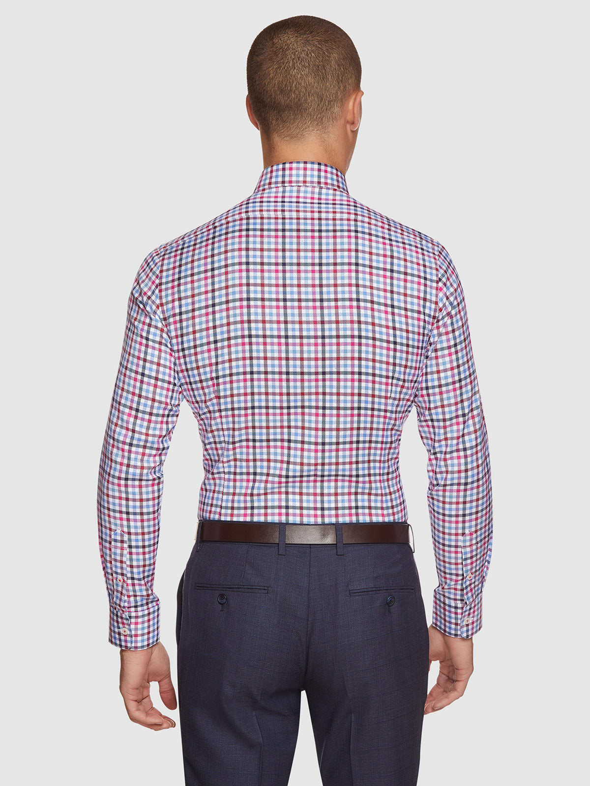 BECKTON CHECKED LUXURY SHIRT RED/BLUE