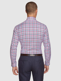 BECKTON CHECKED LUXURY SHIRT RED/BLUE