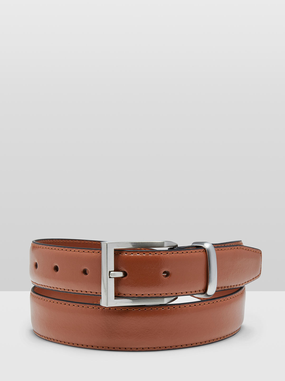 ARLEN LEATHER BELT BROWN