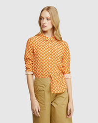 POPPY PRINTED SHIRT WOMENS SHIRTS