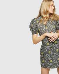 STACIEL COTTON PAISLEY PRINT DRESS WOMENS DRESSES