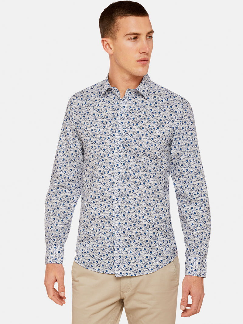 KENTON LEAVES PRINTED SHIRT