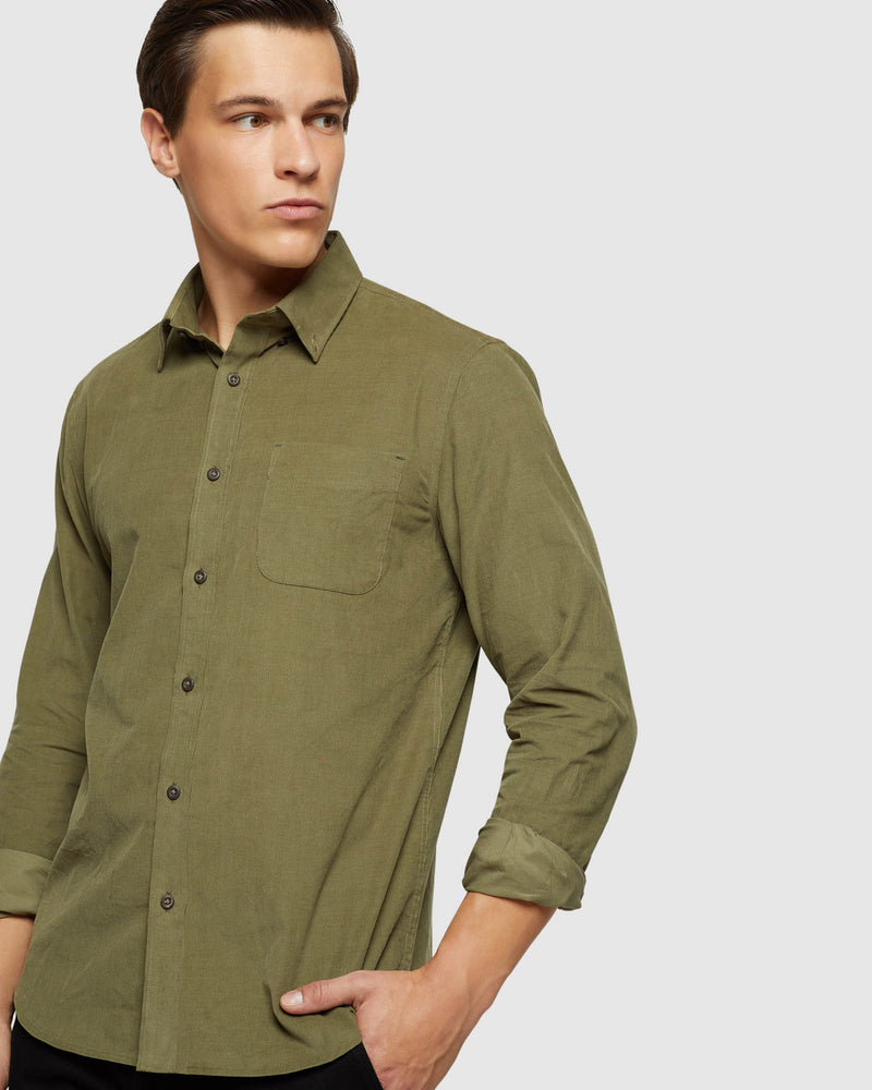 PORTLAND CORDUROY REG FIT SHIRT MENS SHIRTS