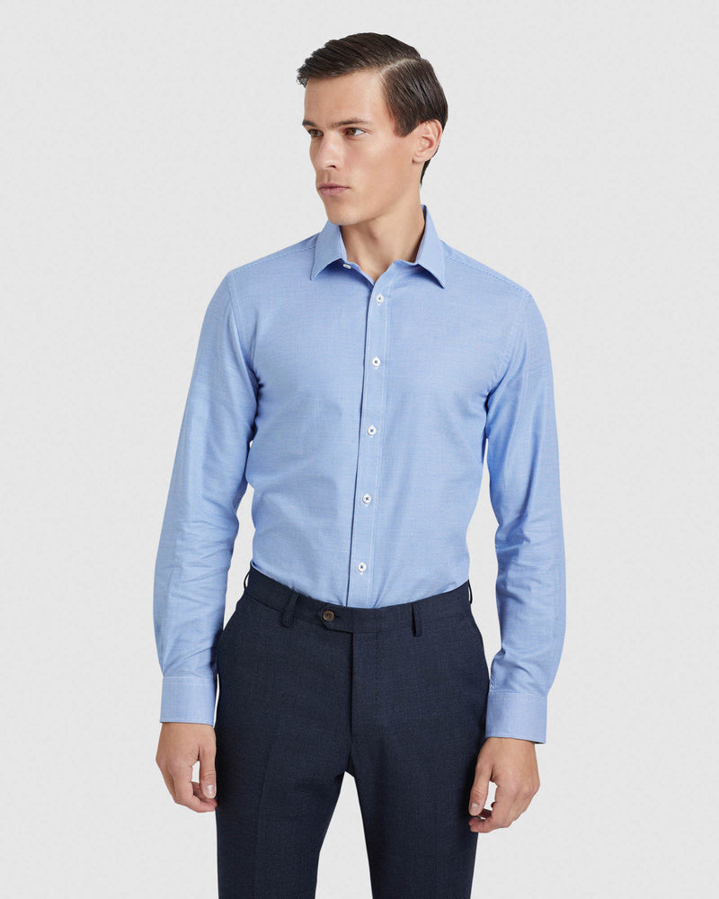 BECKTON DOBBY SHIRT MENS SHIRTS