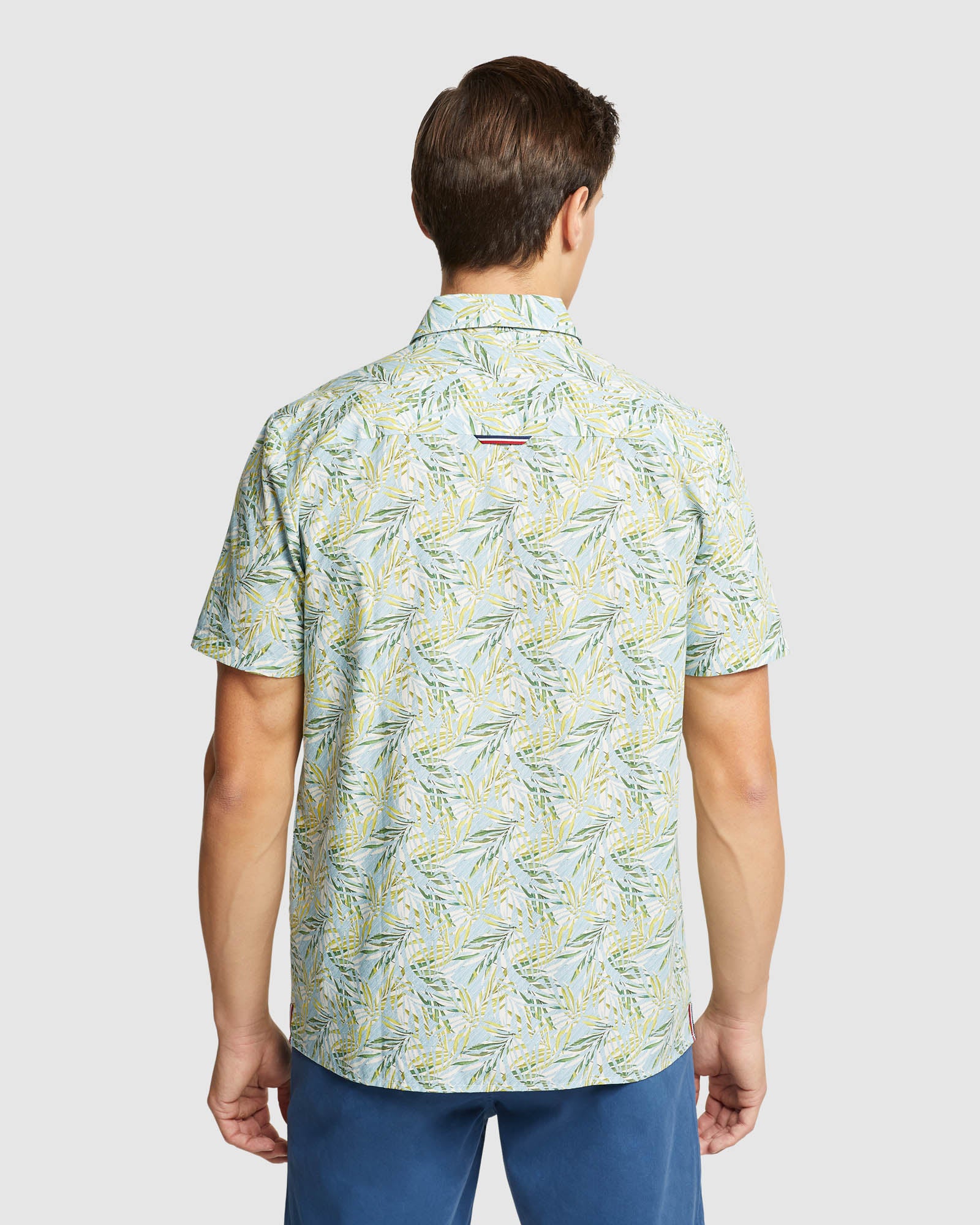 LEYTON SHORT SLEEVE PRINTED RELAX SHIRT – Oxford Shop