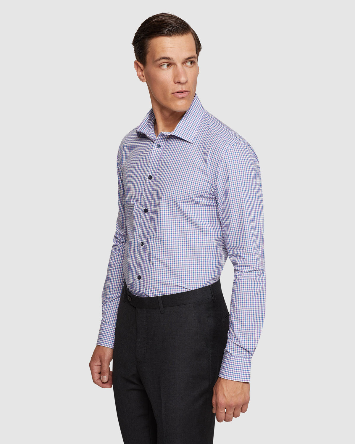 BECKTON MINI CHECK SHIRT MENS SHIRTS