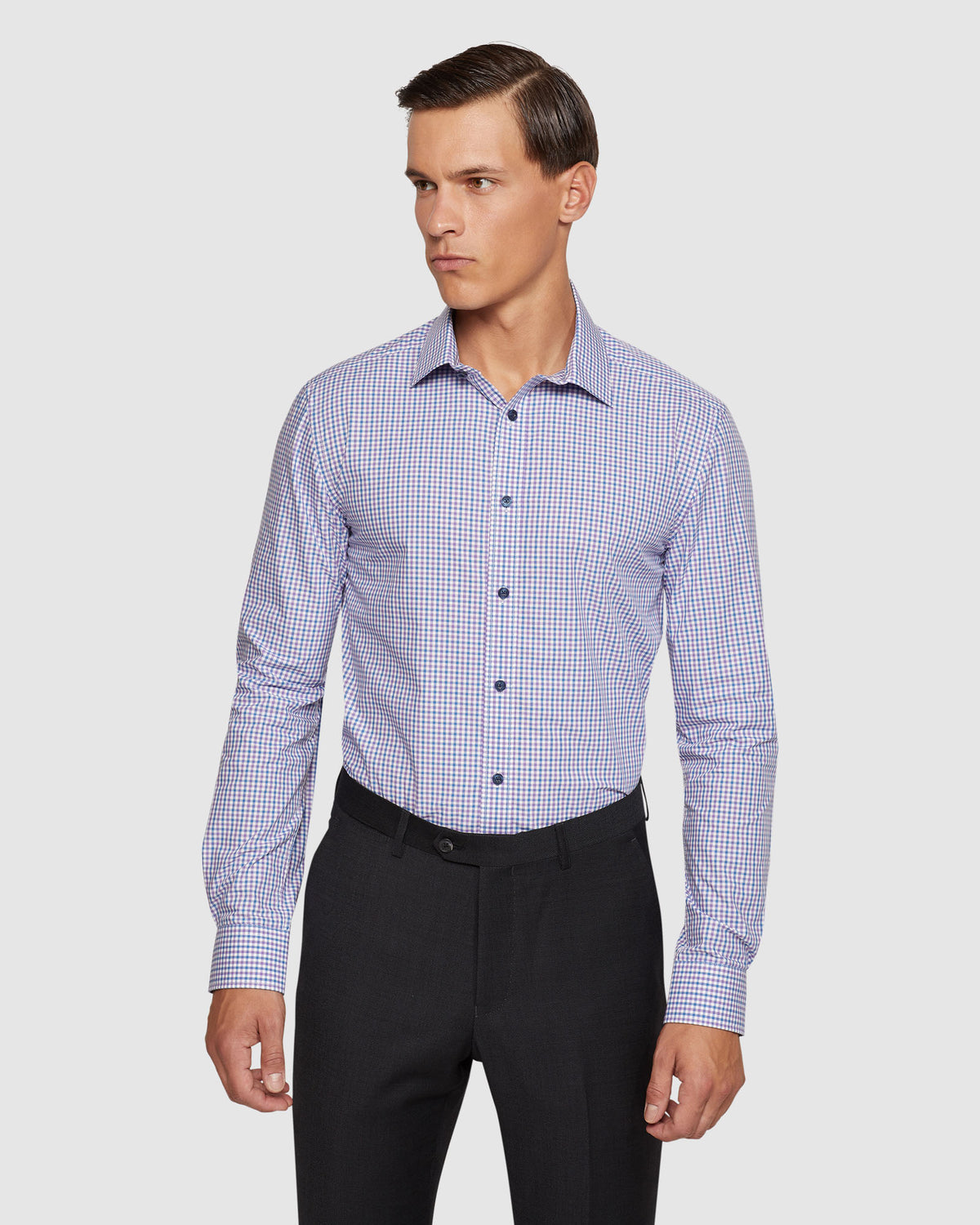 BECKTON MINI CHECK SHIRT MENS SHIRTS