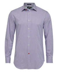 ISLINGTON REGULAR FIT STRIPED SHIRT BLUE