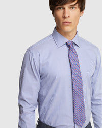 ISLINGTON REGULAR FIT STRIPED SHIRT BLUE