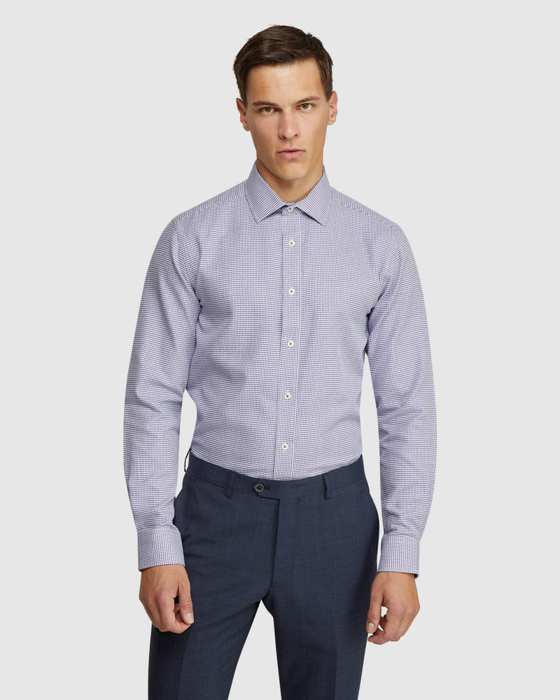 BECKTON DOBBY SHIRT MENS SHIRTS