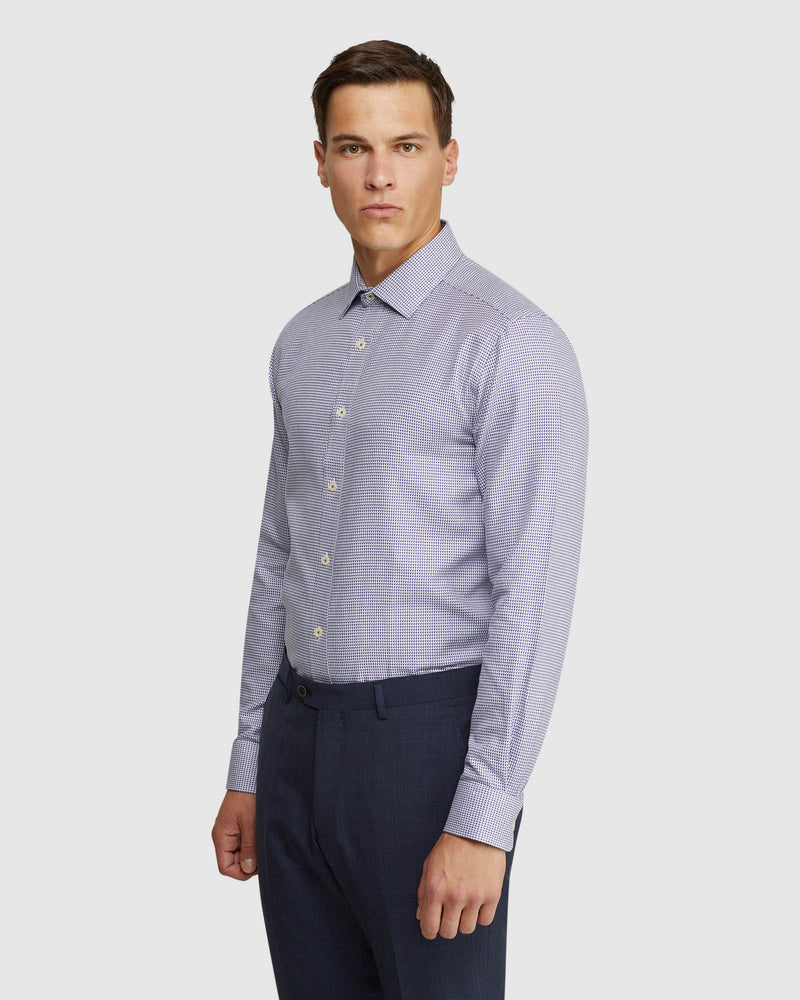 BECKTON DOBBY SHIRT MENS SHIRTS