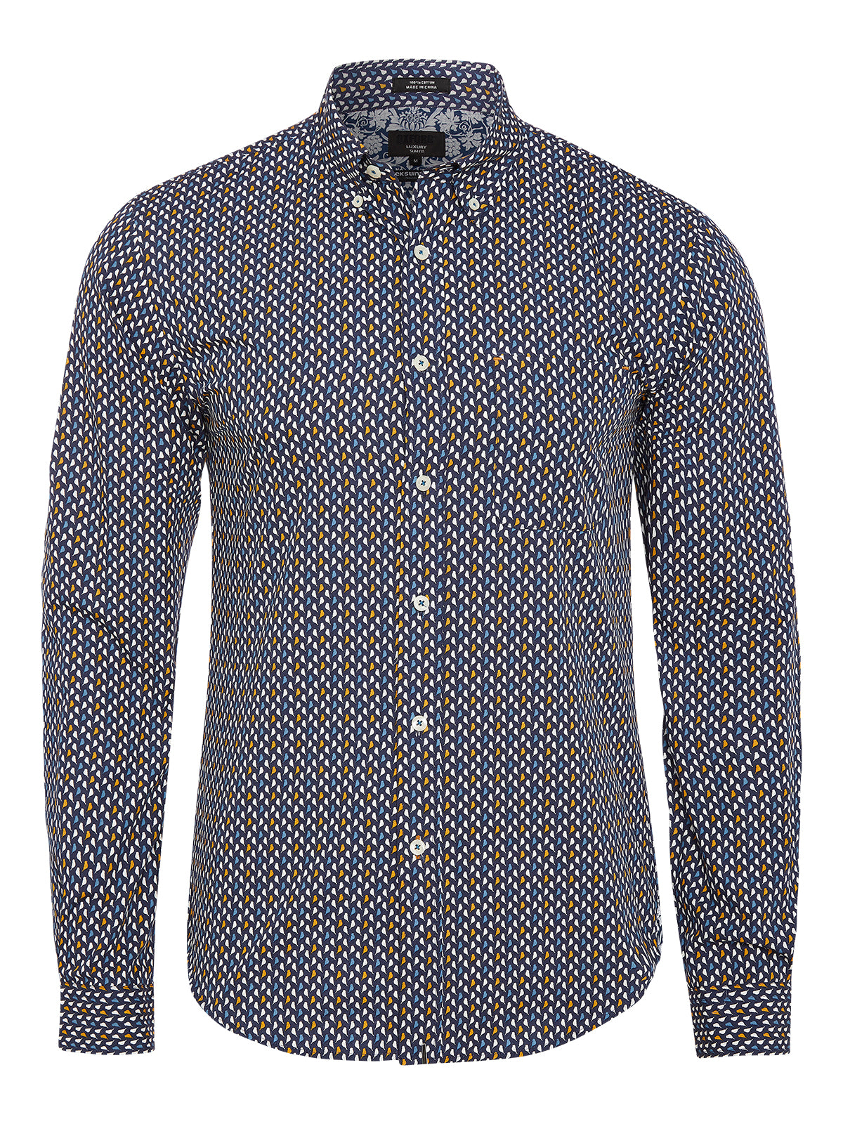 UXBRIDGE PRINTED LUX SHIRT BLUE