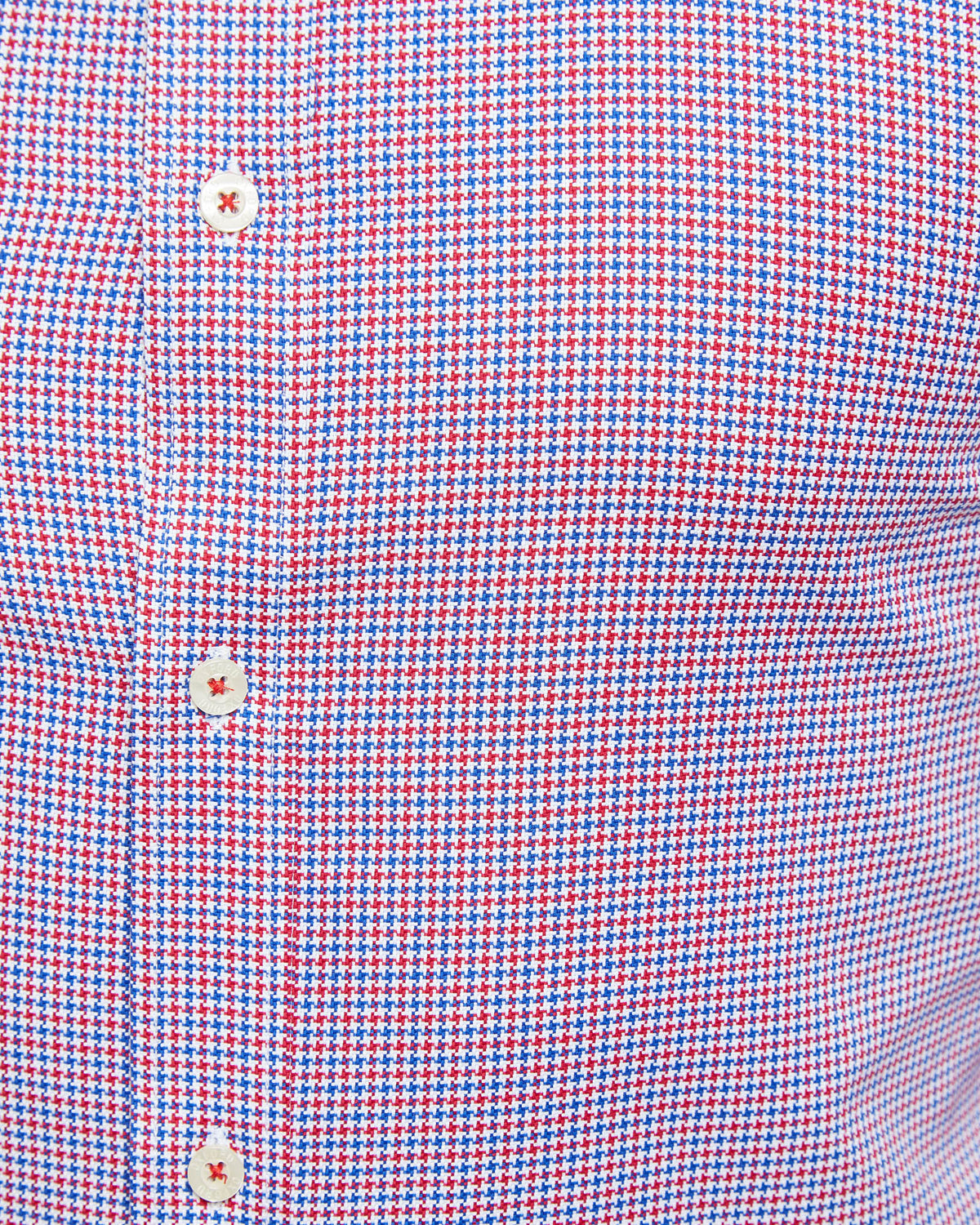 BECKTON HOUNDSTOOTH SHIRT RED