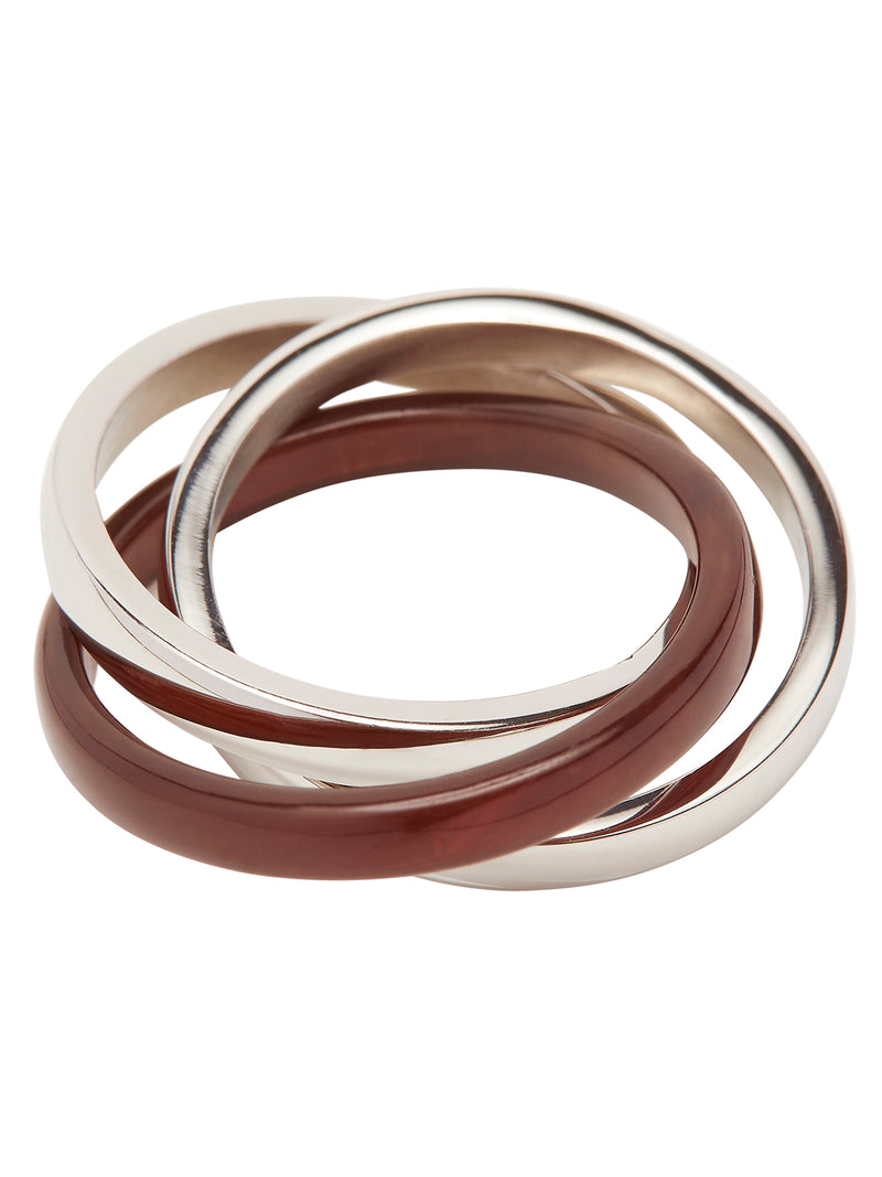 KEIRA RING CAROB/SILVER