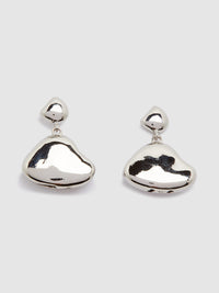 MONTANA PEBBLE EARRINGS SILVER