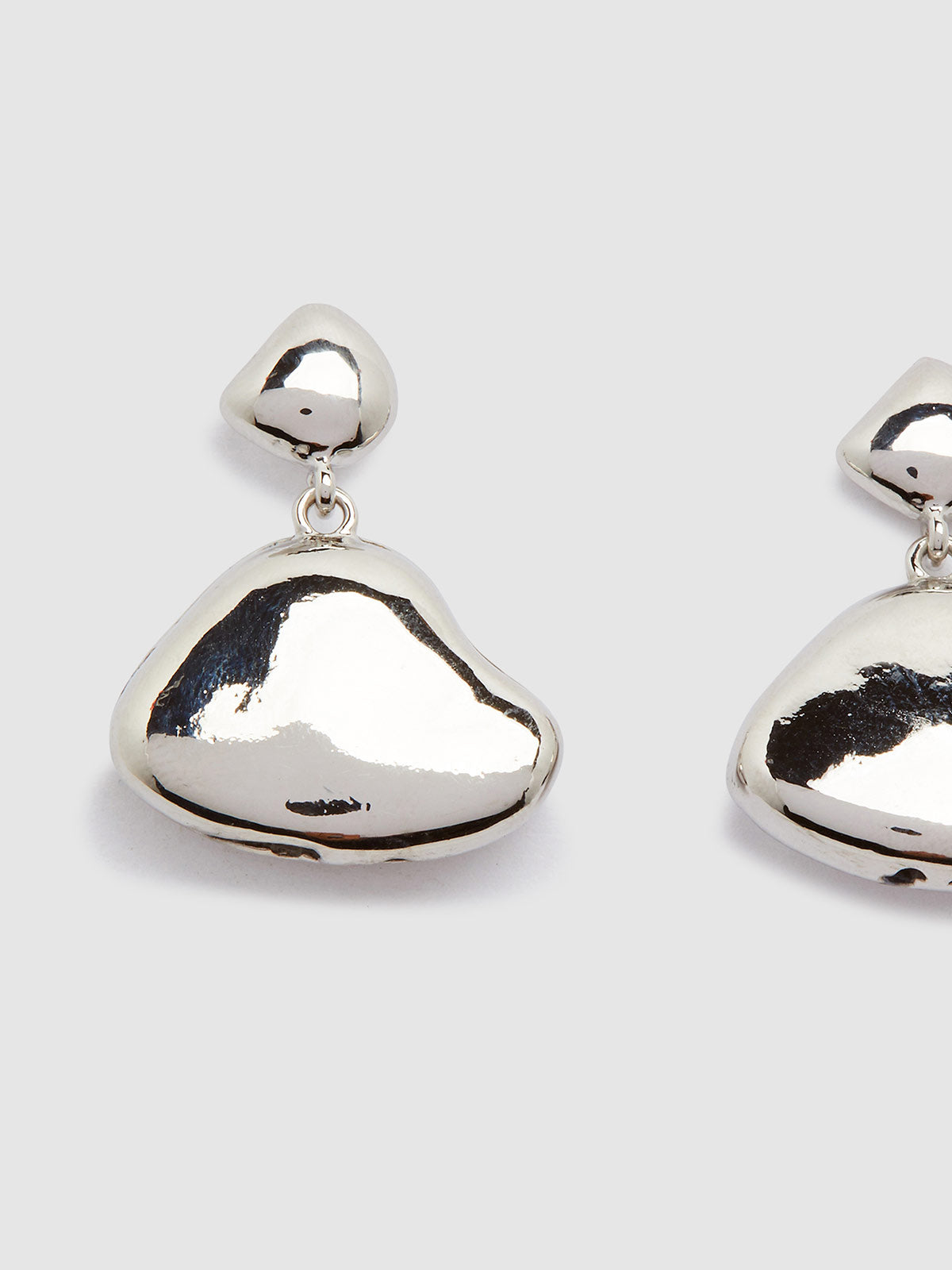 MONTANA PEBBLE EARRINGS SILVER