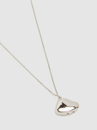 FREY PEBBLE NECKLACE SILVER